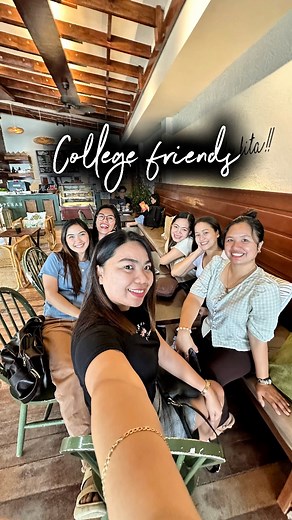 Doing this trend with my college friends 😂 Here’s to renewing our friendship! Hahaha! | Caie Gregorio