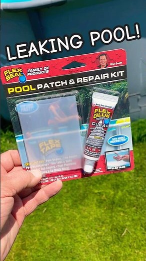 Testing out the Flex Seal Pool Patch & Repair Kit!💧