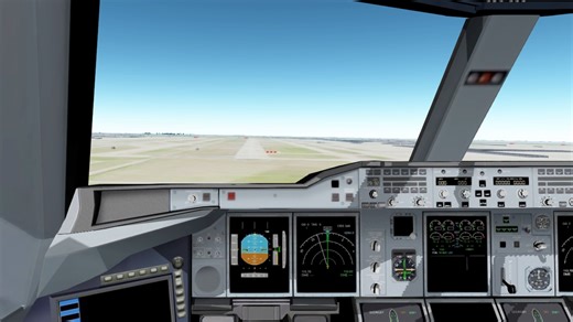 GEOFS - 新版本澳航A380PVG首降+新旧版本对比