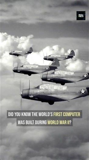 The First Computer Was Built to Win World War II 💻⚙️ #shorts