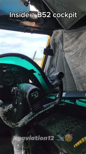Inside a Boeing B52 cockpit 🛩 #boeing #b52bomber #cockpit #aviation #automobile #music #plen