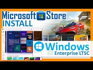 ➤ Instalar la tienda de Microsoft en Windows 10 y 11 enterprise LTSC 〖 SIN POWERSHELL 〗