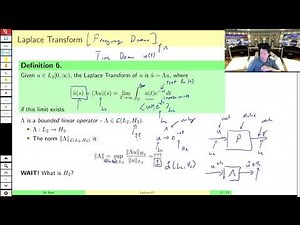 MAE509 (LMIs in Control): Lecture 7, part B - The Laplace Transform and the H_2/H_infty Signal Norms