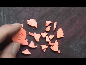 TARGET SHOOTING EXPLODING CHALK DISCS FOR AIR GUN OR 22lr HMR RIMFIRE RIFLE