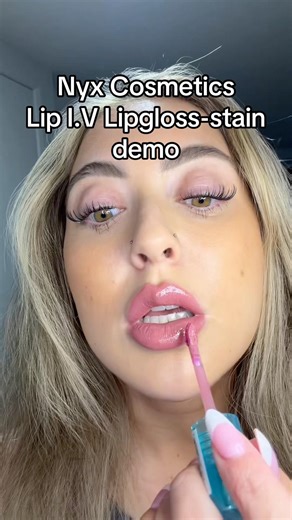 Nyx Cosmetics Lip I.V “Petal Pourin’” 🌸 LipStain Demo