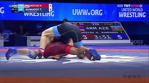 198K views · 10K reactions | Əslən Zəngibasar rayonunun Seyid kəndindən olan güləşçımiz Taleh Məmmədov rəqibi olan erməni güləşçisini çiyninə alaraq meydandan çıxarıb yerə vurur. ƏHSƏN!!! ✊️ | Qərbi Azərbaycan TV | Facebook