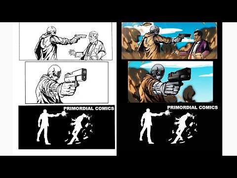 How to make a one-page comic for beginners | easy step-by-step comic making |