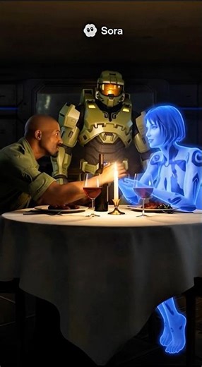 Master Chief CRASHES The Date! #gaming #halo #shorts