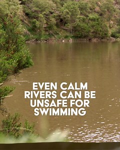 266K views · 179 reactions | Swimming in rivers is fun but it can be dangerous. Before swimming, check for hidden dangers like strong underwater currents, colder than expected water temperature and submerged branches and debris. RETHINK taking risks around water. Know the dangers. | Life Saving Victoria | Facebook