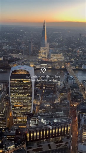 London truly has some of the best free activities in the world, whether it is a museum, a magical sunset spot, a hidden gem or breathtaking views of the city 🌃🍃 and these are 10 of our favourites! 💫 | Prettylittlelondon