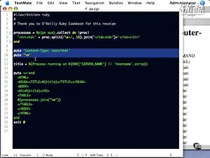 Ruby编程教程第二十五章Web Apps（1）