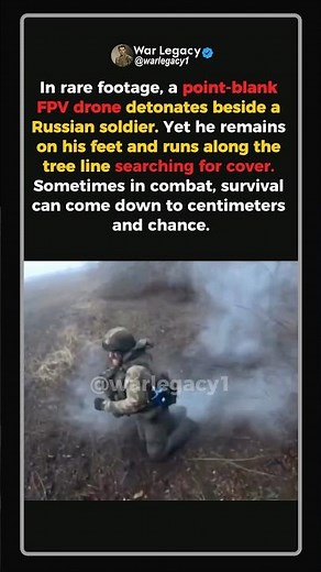 How Did He Survive This FPV Blast? #shorts