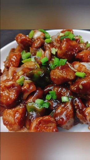 Restaurant Style Soya Chilli at Home | Soya Manchurian Recipe #shorts