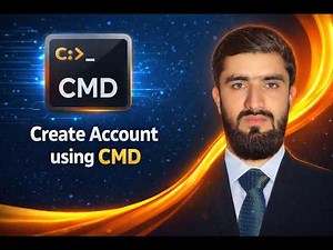 How to Create Account Using CMD (Step-by-Step)
