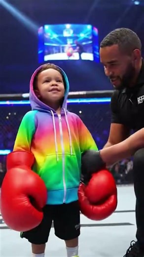 This Baby Just Made a UFC-Style Entrance 😂🔥#octagon #ufc #ufcfightnight