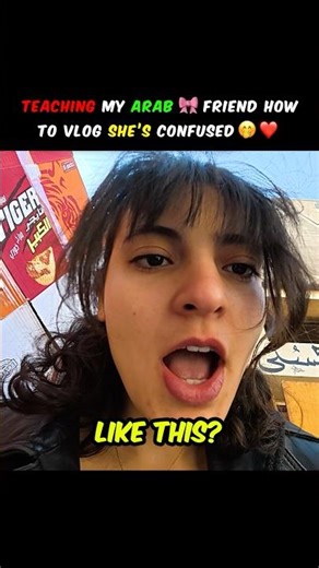 Arabic Girl Vlogging With indian guy #arabicgirls #shortsfeed #shortsvideo