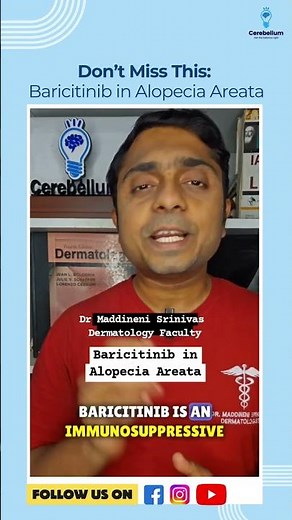Don’t Miss This: Baricitinib in Alopecia Areata | Dr. Maddineni Srinivas #neetpg #inicet