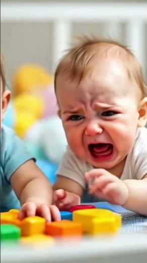 Crying baby😭! Funny Ai animated short #cute #cutebaby