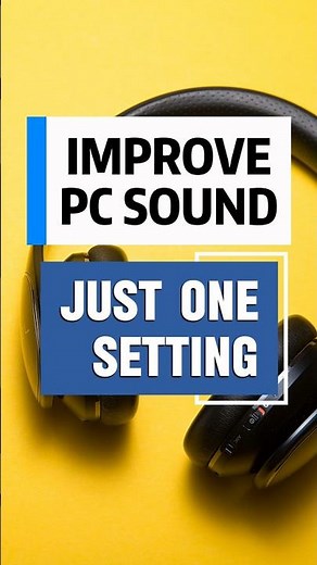 How to Improve PC Sound Instantly 🖥️