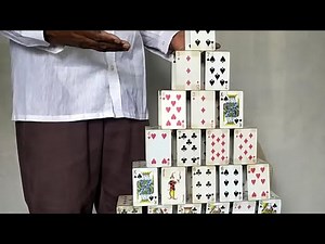 Card castle | MAGIC TRICK EXPLAINED | HOW TO MAKE CARD CASTLE | #DIY | #magictricks
