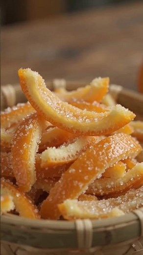 Mountain Orange Peel Candy #shorts #ASMR