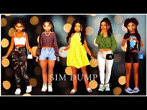 [Patreon] Female Child Sim Dump | CC Folder and Sim Download || SIMS 4