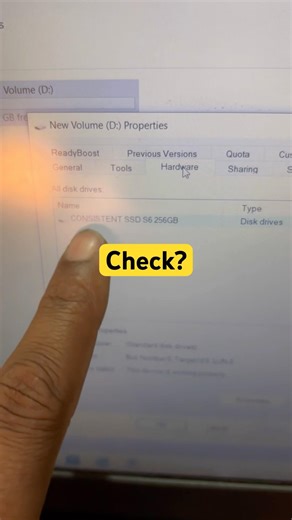 How to Check Laptop Internal SSD / Hard Disk Drive Partition And Company?#macnitesh#keyboardtricks