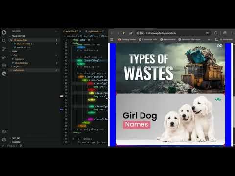 Gallary Media Query(دبلومة Front End للمبتدئين) HTML ,Css,Javascript
