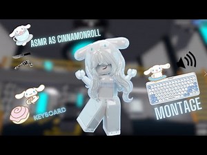 Playing MM2 as cinnamonroll w/Keyboard ASMR