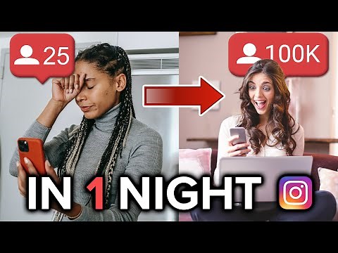 How To Grow 100k Followers on Instagram OVERNIGHT (NEW SECRET TO GROW FROM 0-100K FAST)