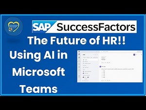 Future of HR: Using SAP AI in Microsoft Teams to give an Employee a Bonus!