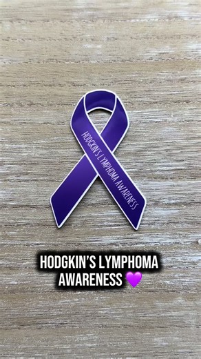 Hodgkin lymphoma is a type of blood cancer that affects the lymphatic system, an important part of the body’s immune system. 💜 It develops when certain white blood cells called lymphocytes grow abnormally. Symptoms can include swollen lymph nodes, fatigue, fever, night sweats, unexplained weight loss, and itching, although every person’s experience can look different. Raising awareness helps increase understanding, encourage recognition of potential symptoms, support continued research and trea