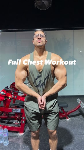 Full chest workout 🔥 Le but : progresser chaque semaine, pas impressionner les autres. Échauffe-toi, charge intelligemment, et fais le boulot. #chest #workout #fitness #gym #motivation | Bassem Msaddek