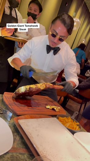 Nusret London: Golden Giant Tomahawk Steak Experience