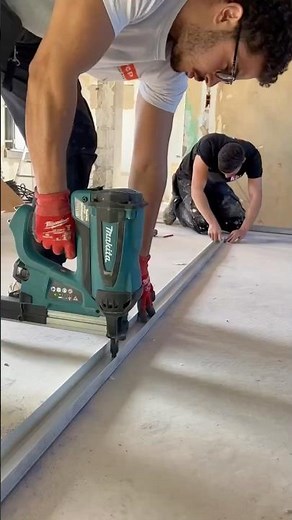 Réalisation doublages et pose des cloisons placo #renovation #construction #transformation #asmr