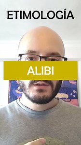 ALIBI (prácticamente) no se usa en español, pero sí en muchas otras lenguas. #etimología #etimologíasgrecolatinas #etimologías #etimologíascuriosas #latín | Gramática histórica, mundo clásico, latín y más cuestiones filológicas
