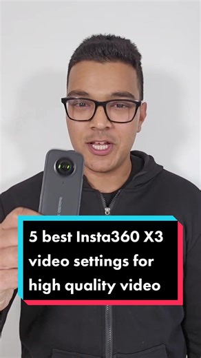 Change these 5 Insta360 X3 video settings to capture high quality 360 video. And say goodbye to blurry or pixelated videos on social media! #insta360 #insta360x3