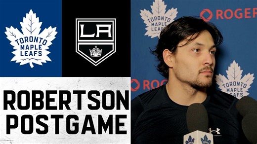Nick Robertson | Post Game at Los Angeles Kings | April 04, 2026