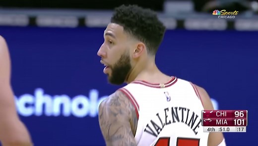 Denzel Valentine's Dramatic Airball in NBA Game