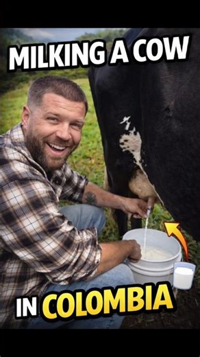 Gringo Milks a Cow in Colombia 🇨🇴😂