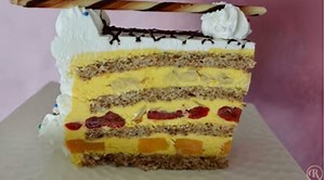 Moskva torta jedna od najljepših svetskih torti - prava bomba od voca, kreme , badema