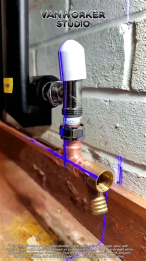 Plumber Hack: Perfect Angle Valve Installation with Laser Alignment