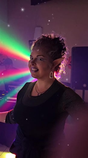 Night elf under night lights! #halloweenmakeup #elf