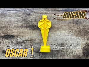 ORIGAMI OSCAR EASY TUTORIAL EASY FOLDING | DIY OSCAR ORIGAMI WORLD INSTRUCTIONS PAPER CRAFT IDEA