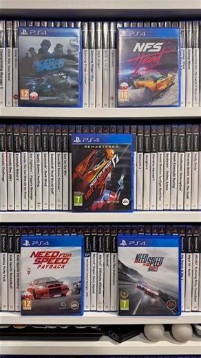 All Need for Speed games on PlayStation 4 #needforspeed #nfs #ps4 #playstation #shorts