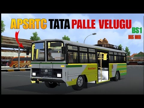 🔥 APSRTC TATA OLD GRILL PALLE VELUGU BS 1 BUS MOD RELEASED FOR BUSSID 🤩