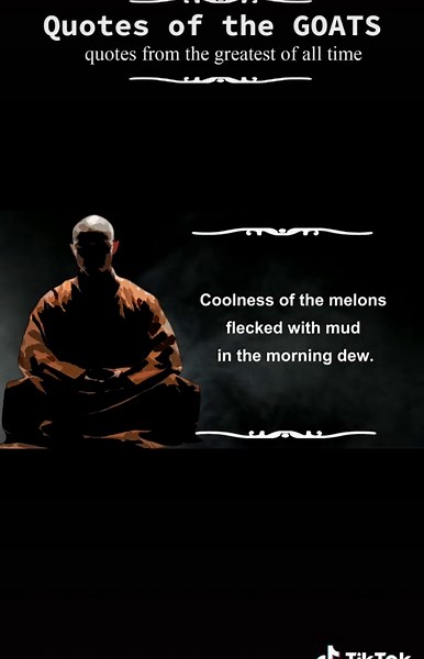 Haiku Poems by Matsuo Basho #fyp #foryou #quote #quotes #quoteoftheday #zen #positivity #mindfulness #inspirational #dailyquote audio:purple-planet.co