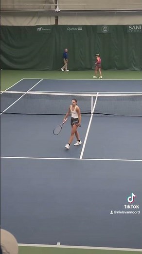 ANNA FREY SLAYING ON THE TENNIS COURT #annafrey #tennisyoutube #tennisplayer #tennisslay #sports