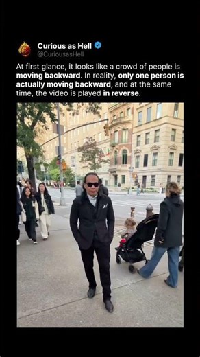 Reverse Video Illusion Explained 🔄