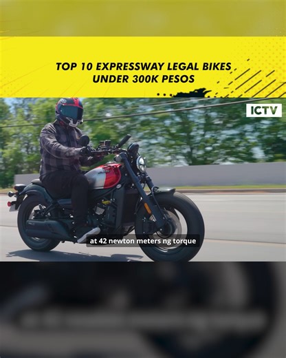 7.3K views · 189 reactions | Top 10 Expressway Legal Motorcycle Philippines under 300k | murang big bike sa pilipinas #Bigbike #motorcycle | ICTV PH | Facebook